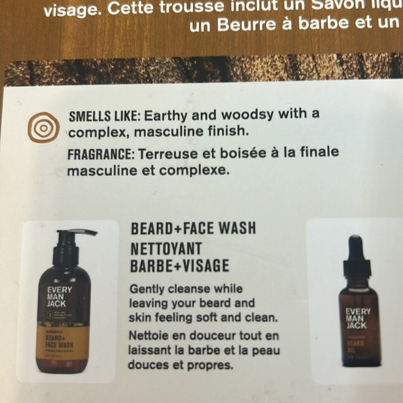 Every Man Jack Beard Kit, Sandalwood, New in Sealed Box - Picture 3 of 7